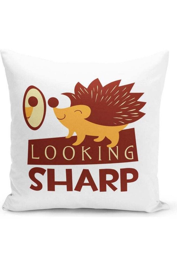 Looking Sharp Quote Decorative Pillow Multicolour