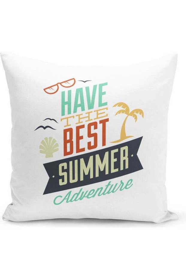 Summer Adventure Design Decorative Pillow Multicolour