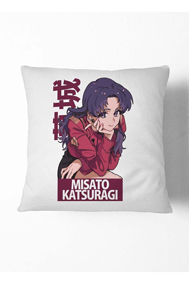 Neon Genesis Evangelion Jar Neon Genesis Evangelion Couch Cushion Misato Katsuragi Decorative Cushi
