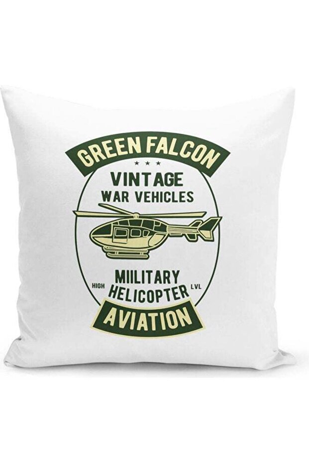 Green Falcon Decorative Pillow Multicolour