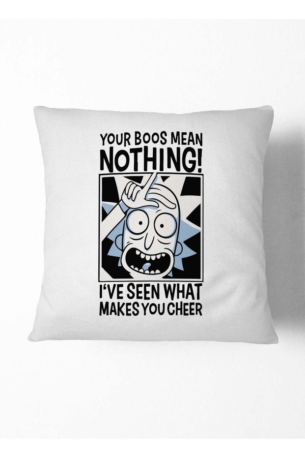 Decorative Cushion Rick And Morty Quote Couch Cushion