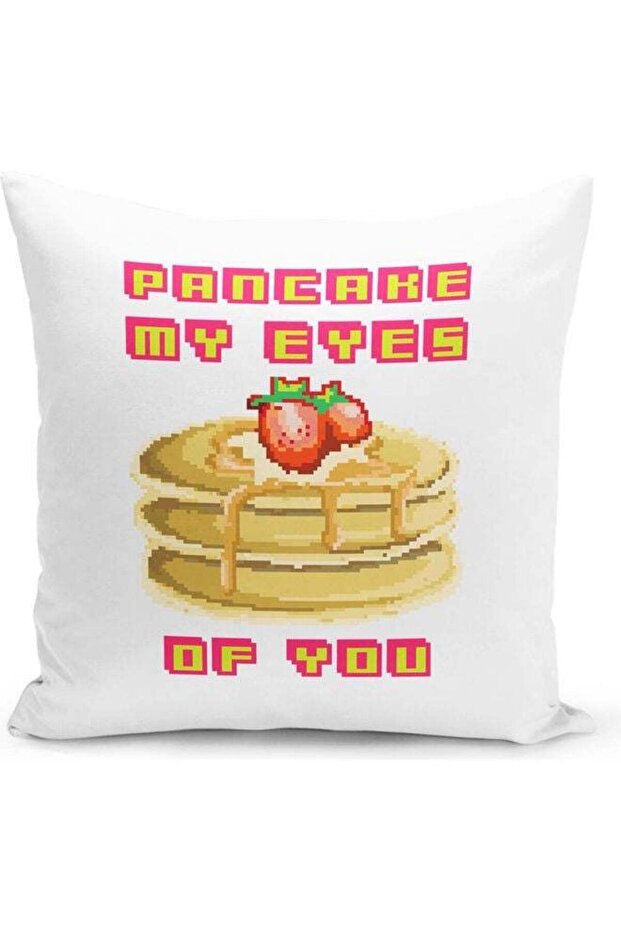 Pan Cake Decorative Throw Pillow White