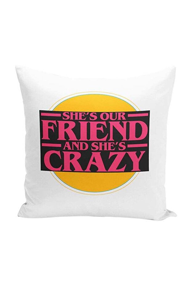 Our Friend Dustin Decorative Throw Pillow White 16 x 16inch
