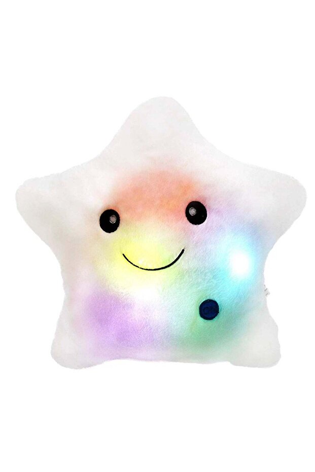 White LED Star Pillow Bring a Unique Glow to Your Space with its Distinctive Cushion Design