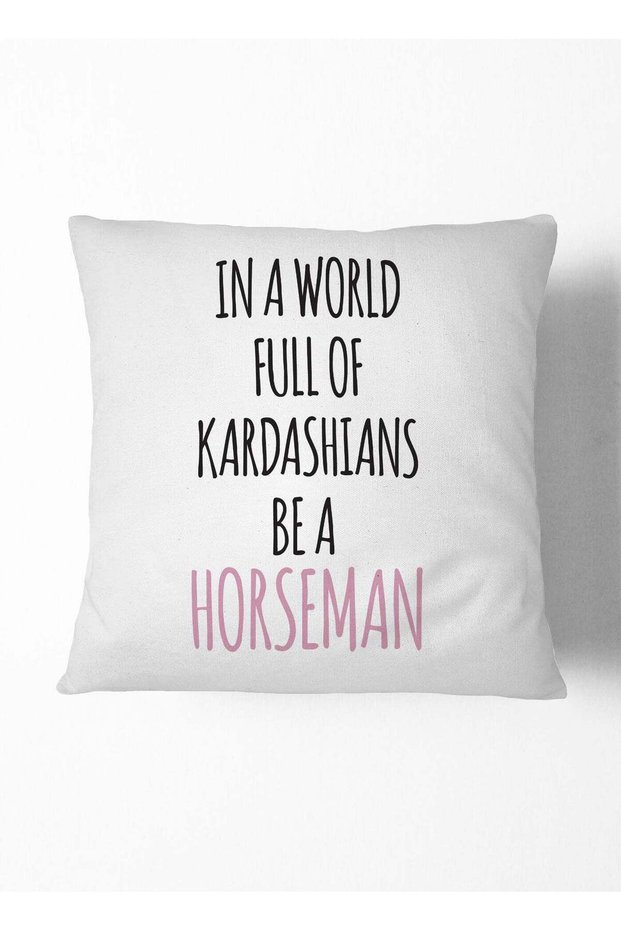Decorative Cushion Funny Horseman Kardashians Quote Couch Cushion