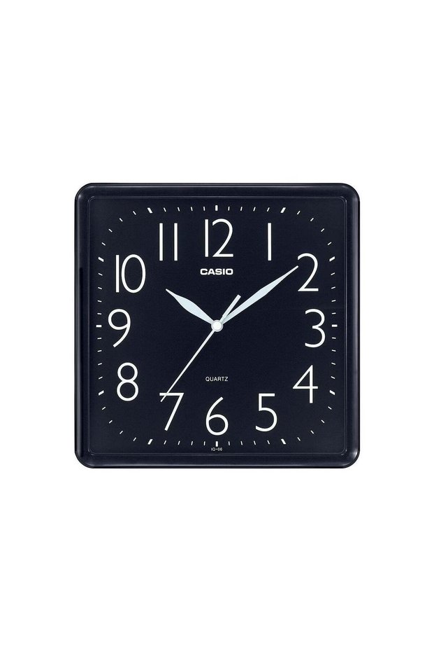 Analog Black Dial Square Wall Clock IQ-06-1