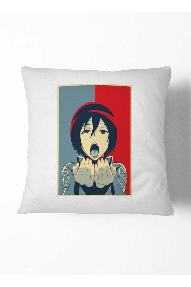 Attack on Titan Jar Attack on Titan Couch Cushion Mikasa Ackerman Decorative Cushion Hope Poster St