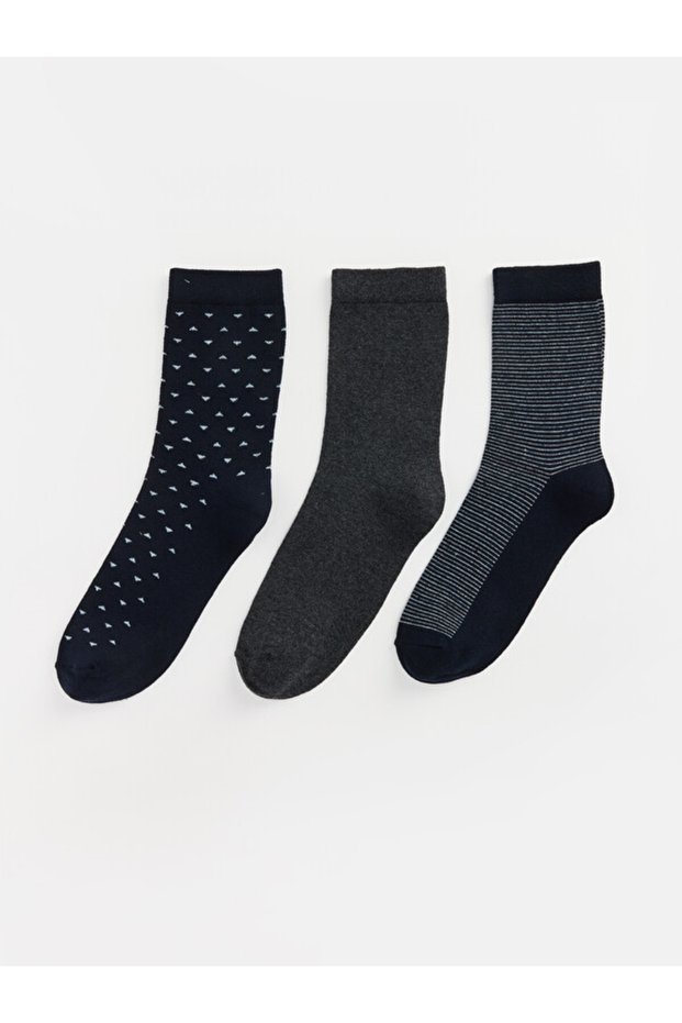 Quality Pieces Embroidered Men's Socks from Çelebi Store