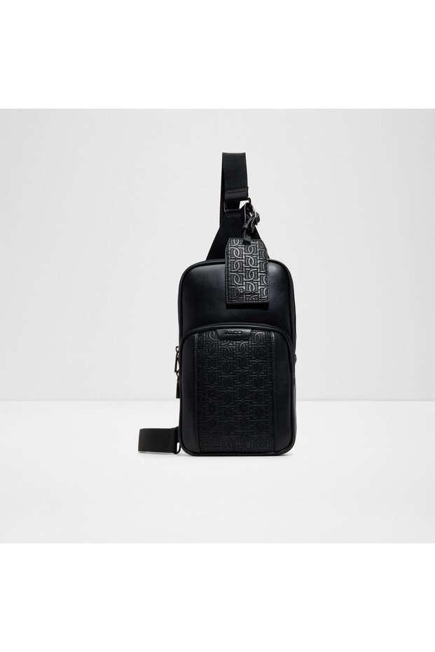 Cleos Men Black Crossbody Bag