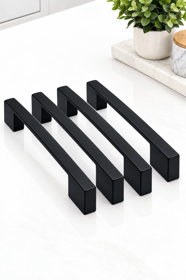 96-128 mm Metal Bridge Handle 4 Pieces