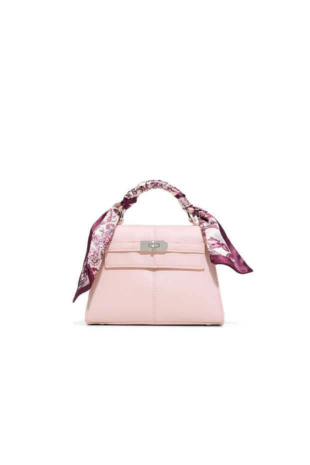 Riileyy Ladies Pink Top Handle Bag
