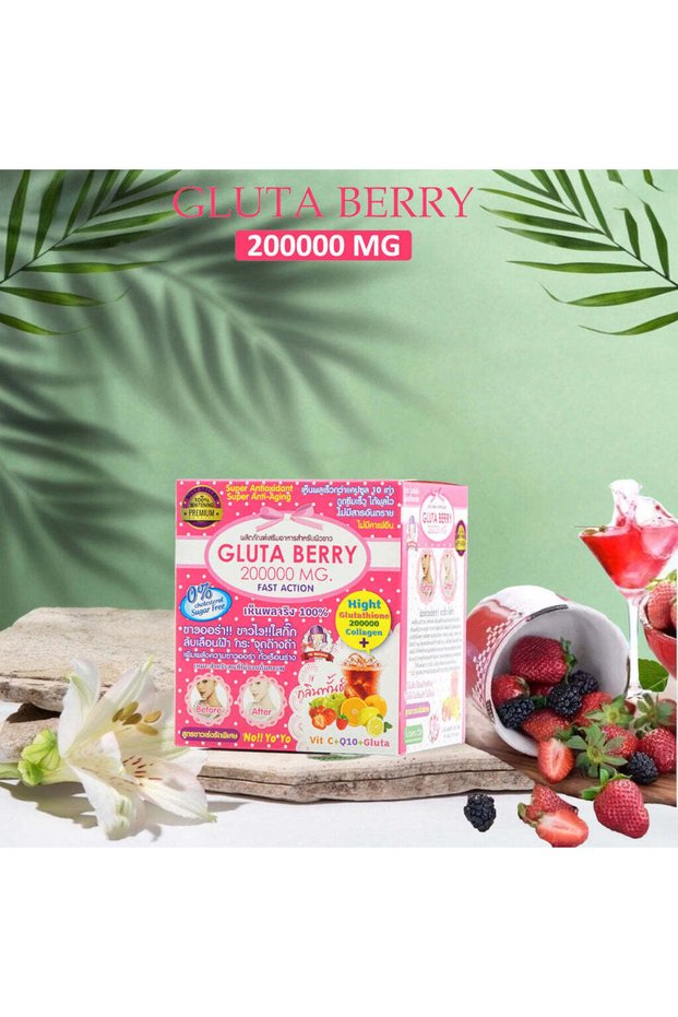 200,000mg Skin Whitening Antiaging Acne Wrinkle Reducing Powder Drink