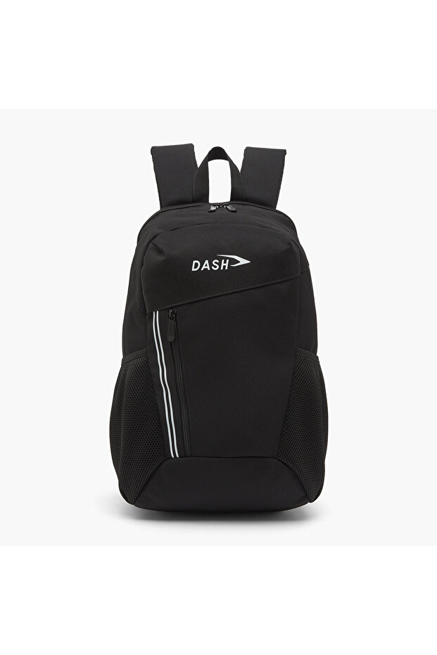 Logo Print Backpack for Kids 13+ Years with Padded Straps