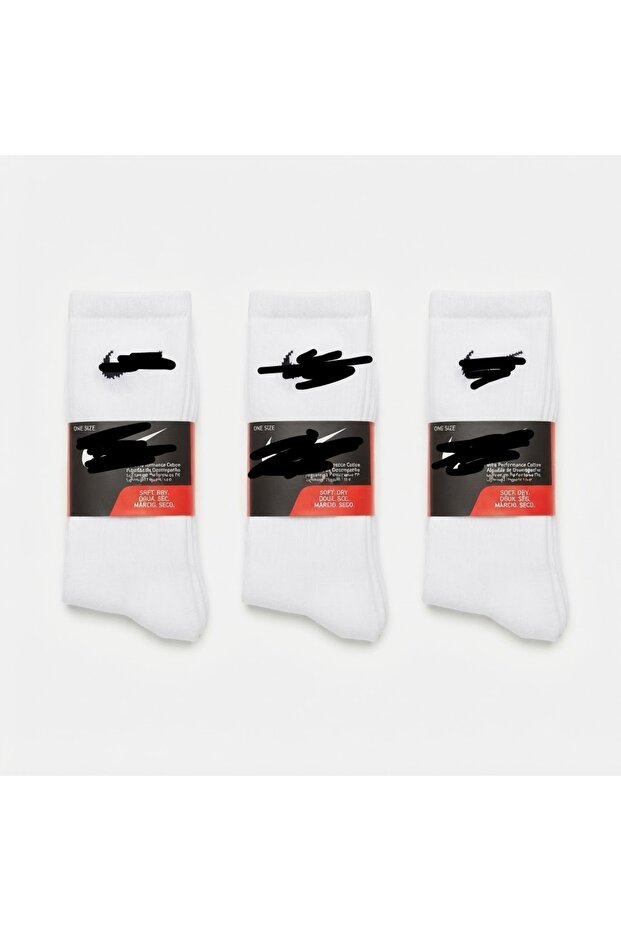 Sports Socks White 3-Pack