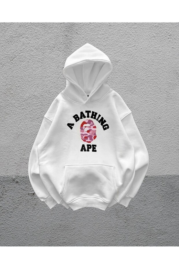 Unisex Oversize Printed Hooded Sweatshirt – Streetwear Casual Hoodie