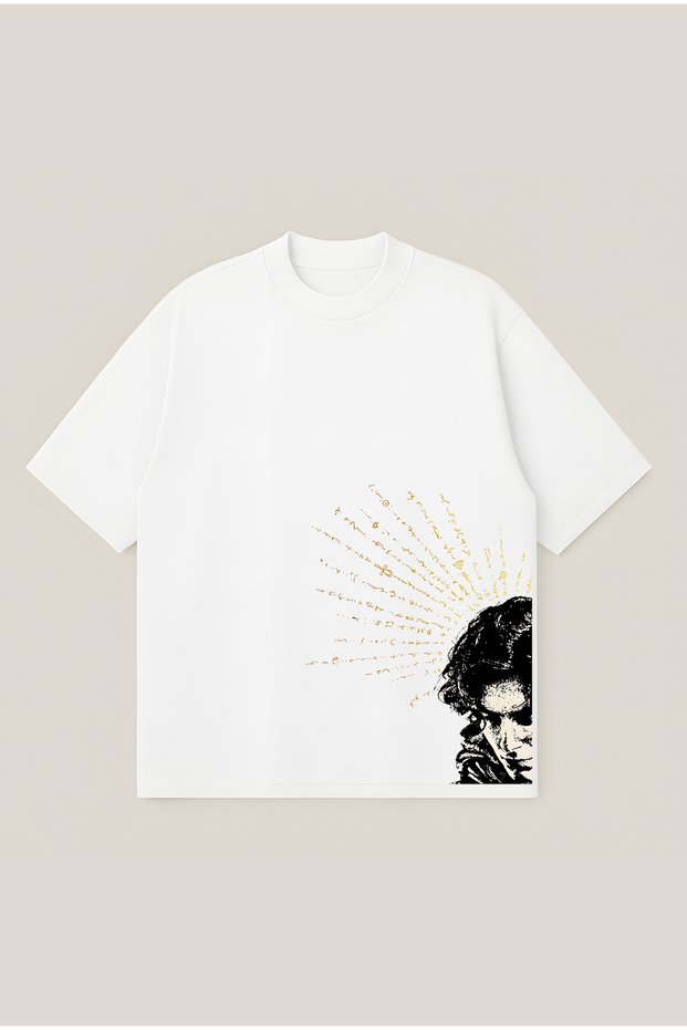 Dune Kose Printed Oversize Boxy Cut Unisex 100% Cotton Tshirt | Streetwear