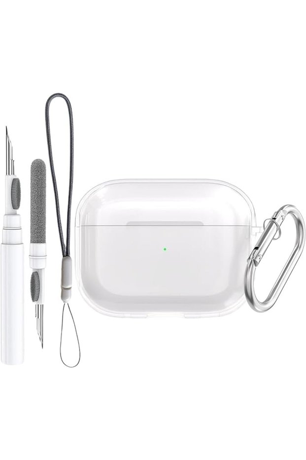 غطاء لسماعات Airpods Pro 3، غطاء شفاف مقاوم للصدمات من مادة TPU