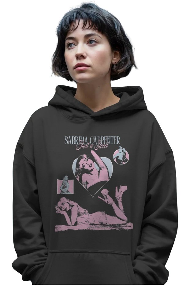 Sabrina Carpenter Singer Front Printed Unisex Oversize Premium Hoodie