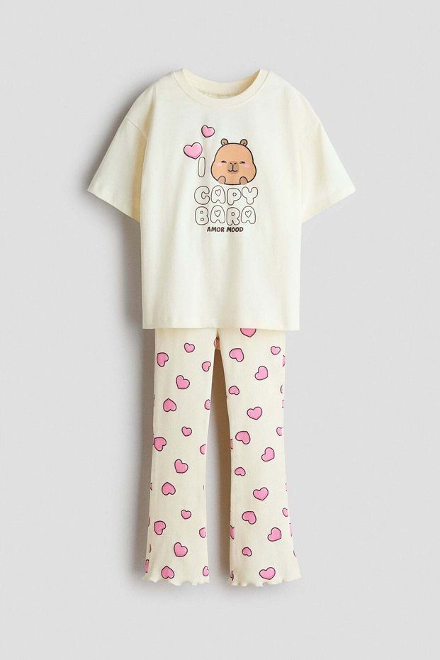 2-piece printed cotton set