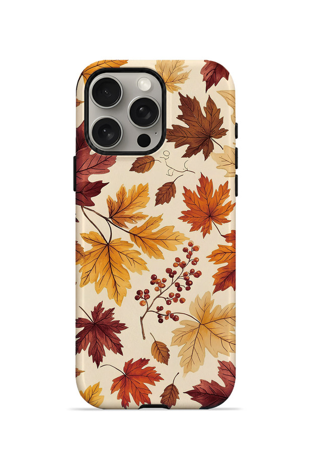 iPhone 15 Pro Max Vorian Double Layer Autumn Leaves Case