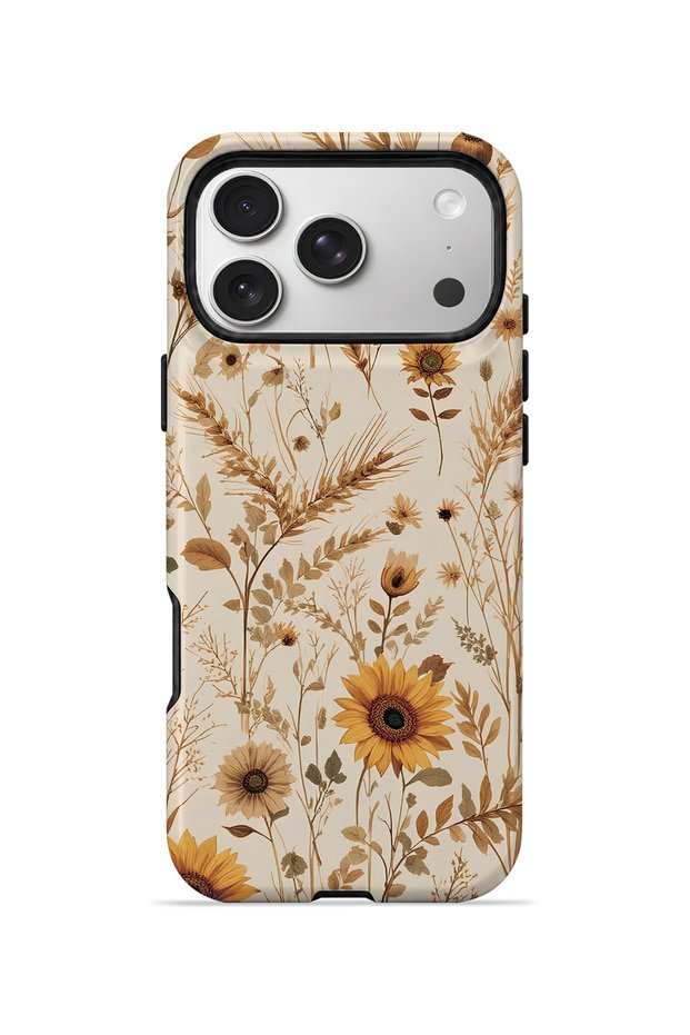 iPhone 17 Pro Vorian Magsafe Dual Layer Sepia Wildflower Case