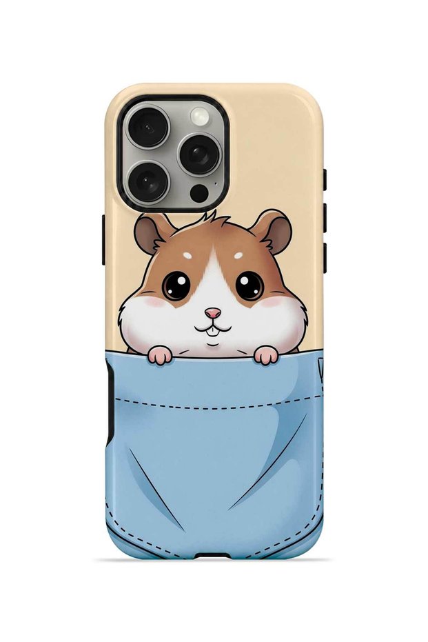 iPhone 16 Pro Vorian Double Layer Pocket Case with Hamster