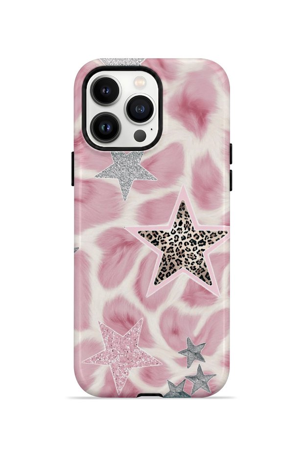 iPhone 13 Pro Max Vorian Magsafe Dual Layer Pink Satin Star Case