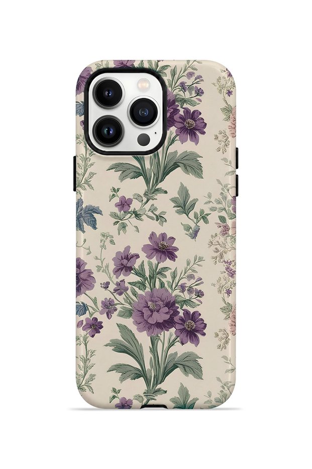iPhone 14 Pro Vorian Magsafe Dual Layer Lavender Botanical Case