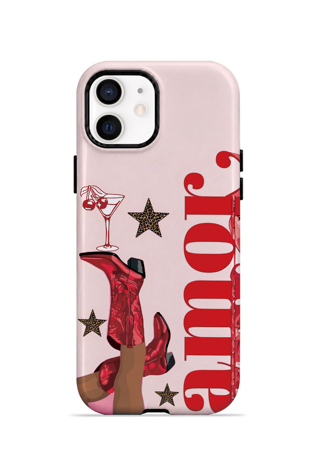 iPhone 12 Vorian Magsafe Double Layer Amour Leopard Case