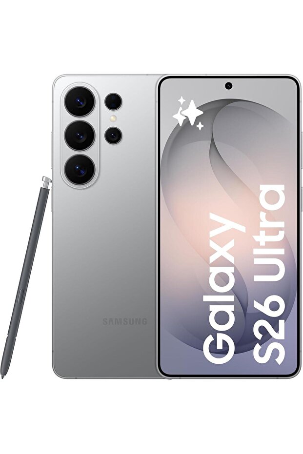 S26 Ultra 12GB RAM + 512GB Storage Smartphone Silver Shadow 5G UAE Version