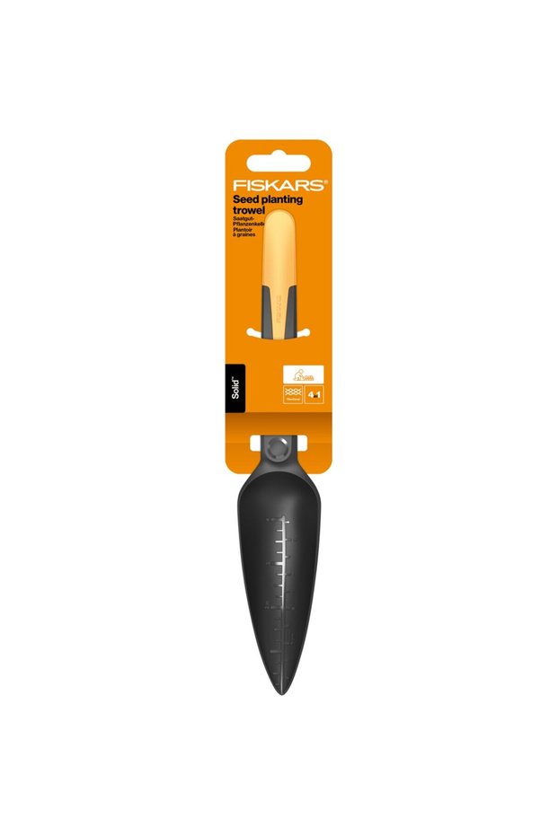 Plantator FISKARS Solid, plastic, negru