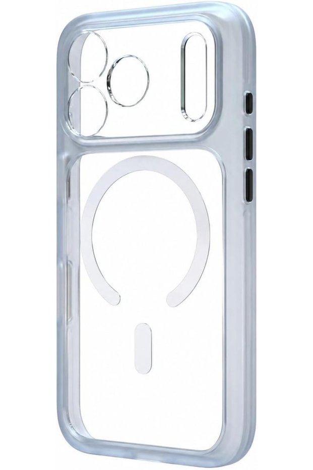 Magnetic Clear Case for iPhone 17 Pro Max with Camera Lens Protection, Slim Shockproof Transparent