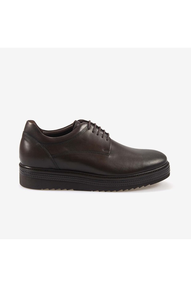 Men's Eva Sole Lace-Up Genuine Leather Casual Shoes 172300
