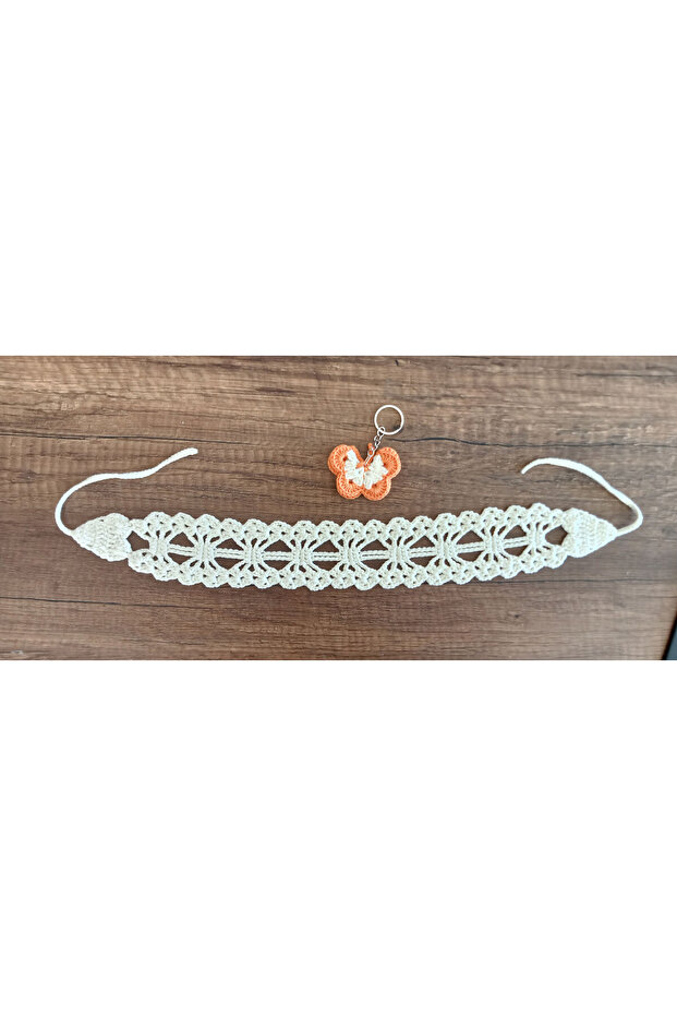 Hand Knitted Children's Hair Band 80 cm