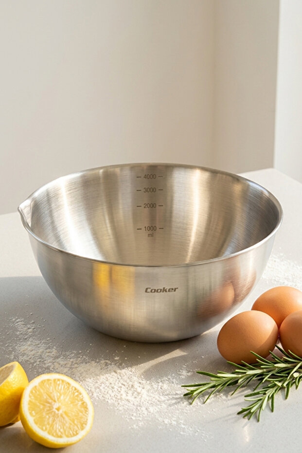 29 cm 4 Liter Steel Mixing Bowl Yk1983