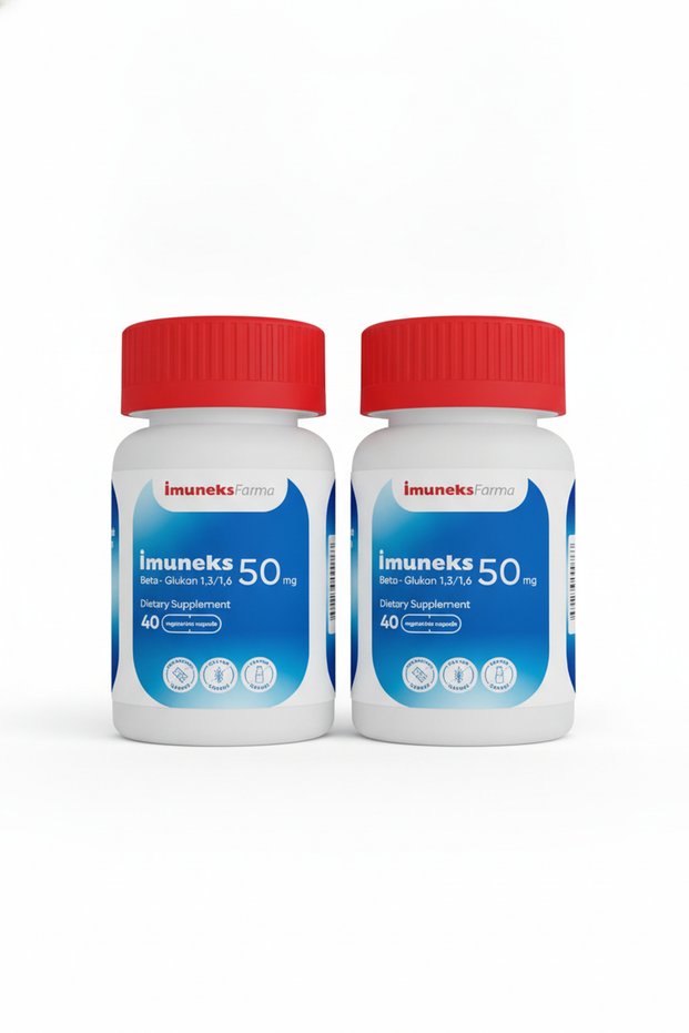 Beta-Glucan 50 Mg 40 Capsules Set of 2