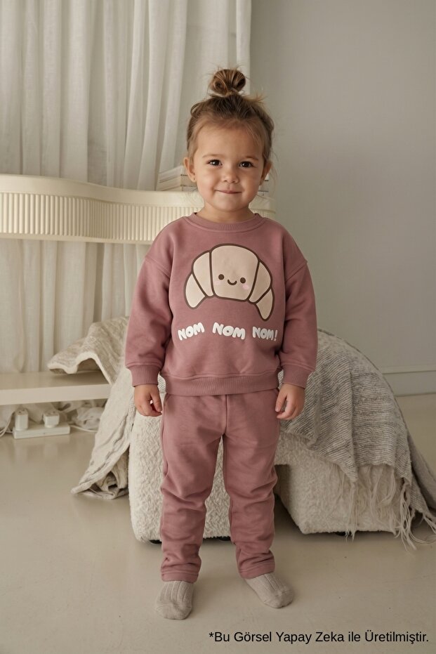 Powder Mottolu Baby Girl Tracksuit Set - Aracely