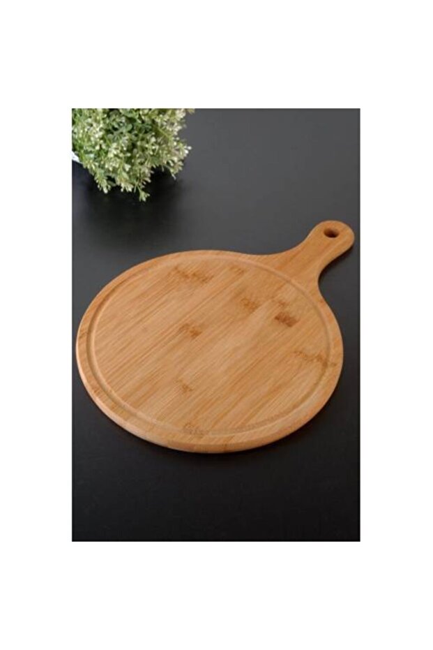 Bamboo Pizza Serving Presentation Board Tray Cutting Board