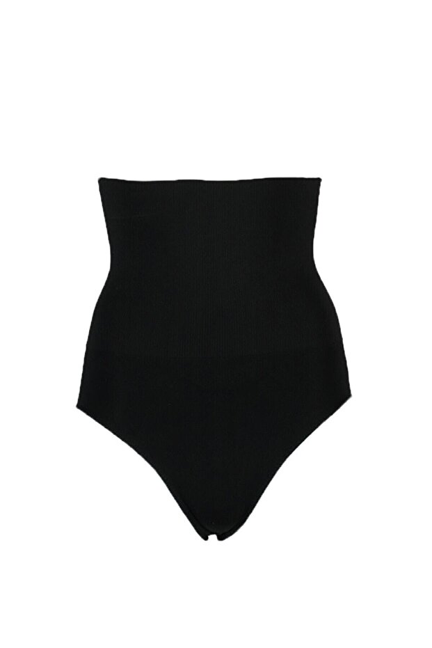 Women's Black Recovery Silicone High Waist Slip Corset