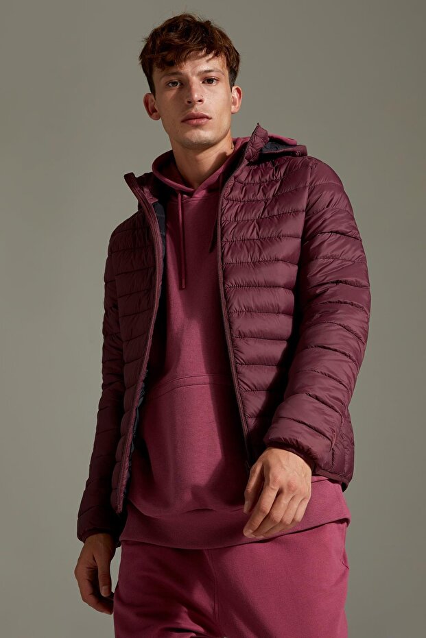 Slim Fit Hooded Water Repellent Thermal Insulated Puffer Jacket
