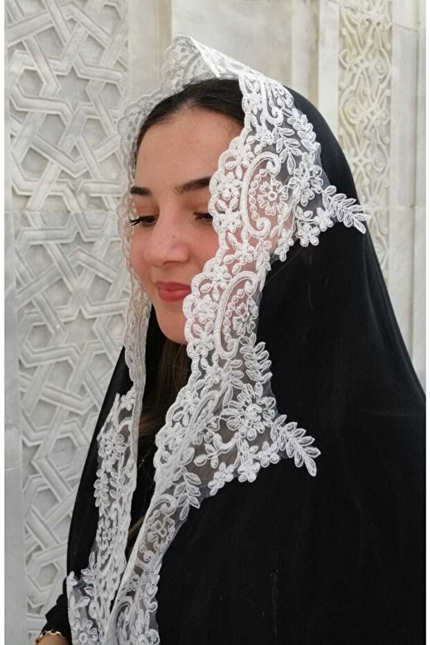 French Guipure Lace Mevlüt Shawl Special Day Chiffon Shawl Scarf Engagement Bundle Dowry Box