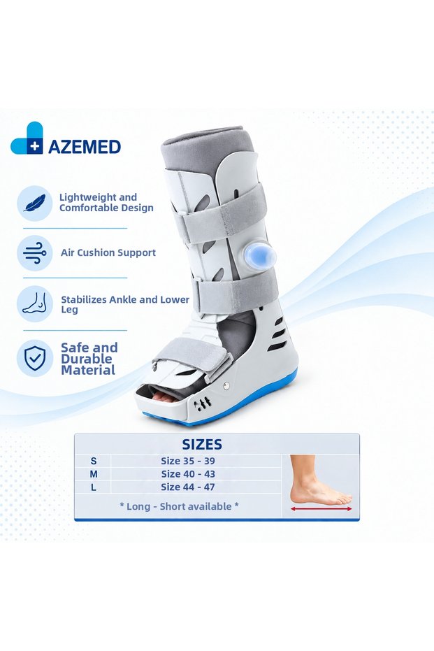 Air Walker Orthotic Foot Brace Air Walking Boot Long
