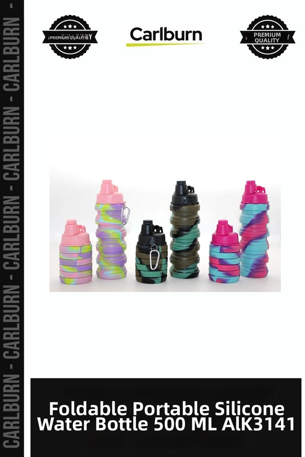 Special Production Foldable Portable Silicone Water Bottle 500 ml Alk3141