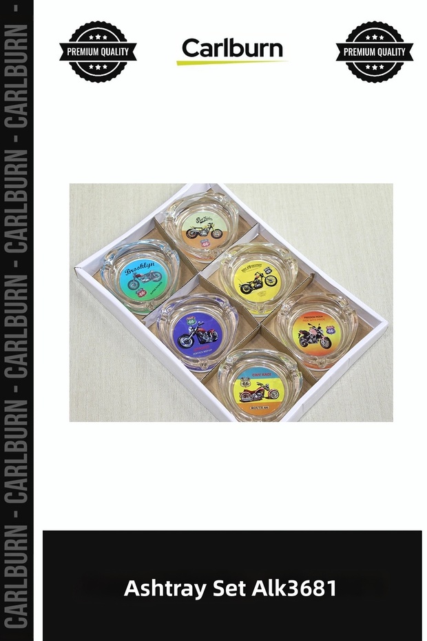 Special Production Home Office Accessory Stylish Modern Glass Ashtray Alk3681