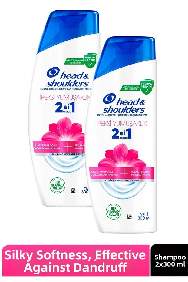 Silky Softness 2-in-1 Anti-Dandruff Shampoo 300 ml X 2 Pcs