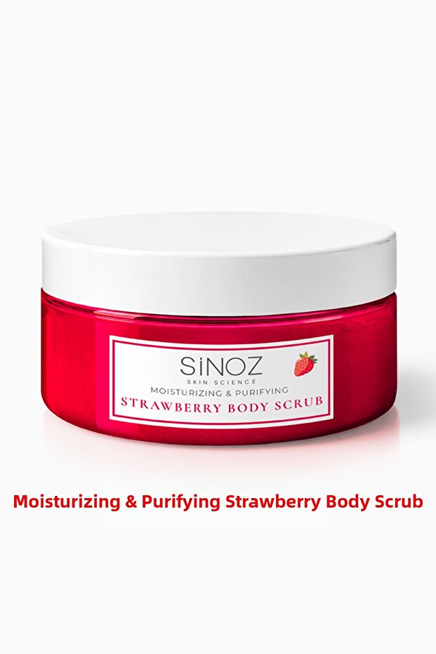 Body Scrub Nourishing Purifying Moisturizing Strawberry Body Scrub 300 Gr