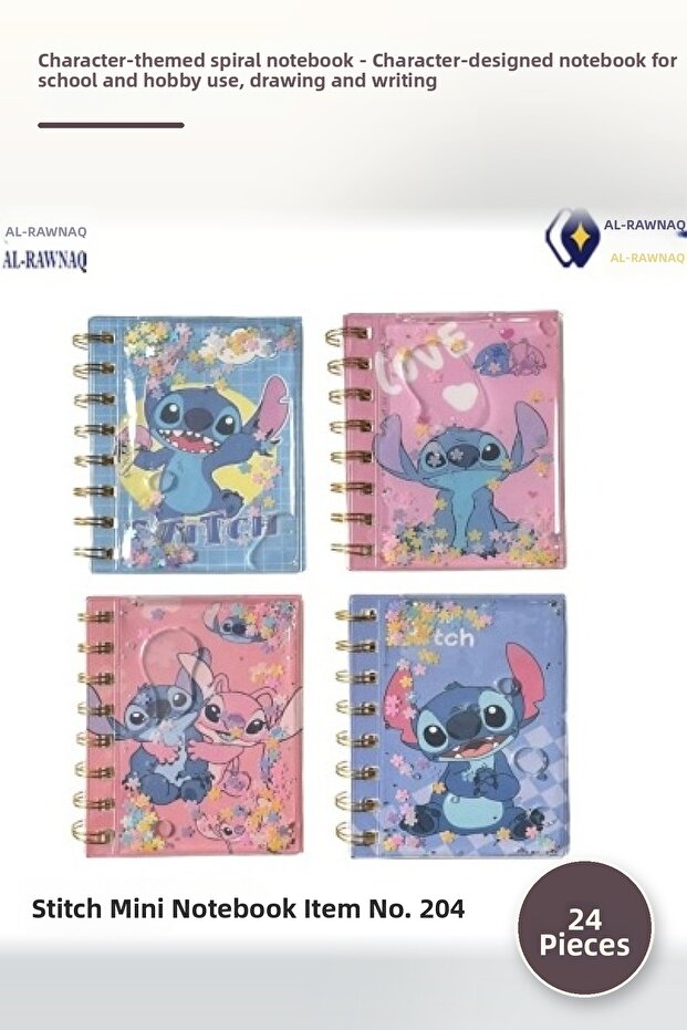 24 Character Watercolor Notebooks – Character Design Notepad, Notebook for School and Hobby Use, Drawing and Writing