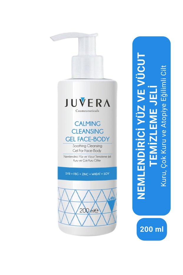 Moisturizing Face and Body Cleansing Gel - Calming Cleansing Gel Face-body 200 Ml8682665350021