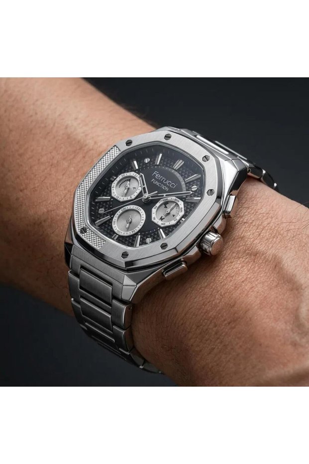 Fc.03281Fm.01 Square Functions Active Steel Men's Wristwatch