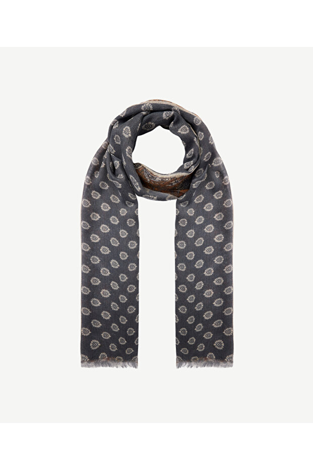 Mixed Patterned Wool Shawl
